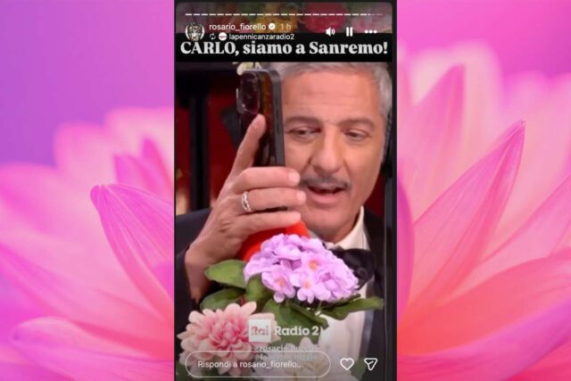 Fiorello audio Carlo Conti 