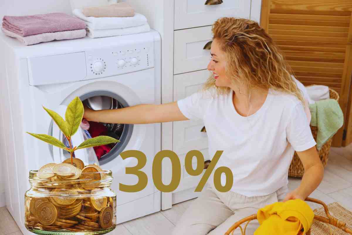risparmio sul consumo della lavatrice